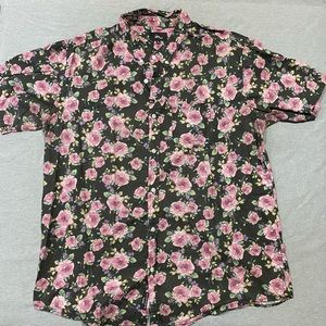 IM Floral button up shirt